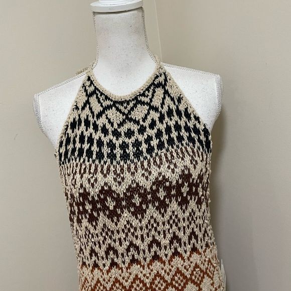 Free People Ikat Oasis Maxi Dress Halter Crochet
Knit buckles size L - Picture 6 of 12